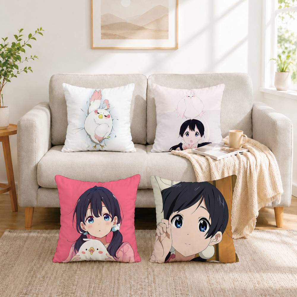 Home Textiles Market - A-Anime Tamako Market Mochizo Oji Kussensloop