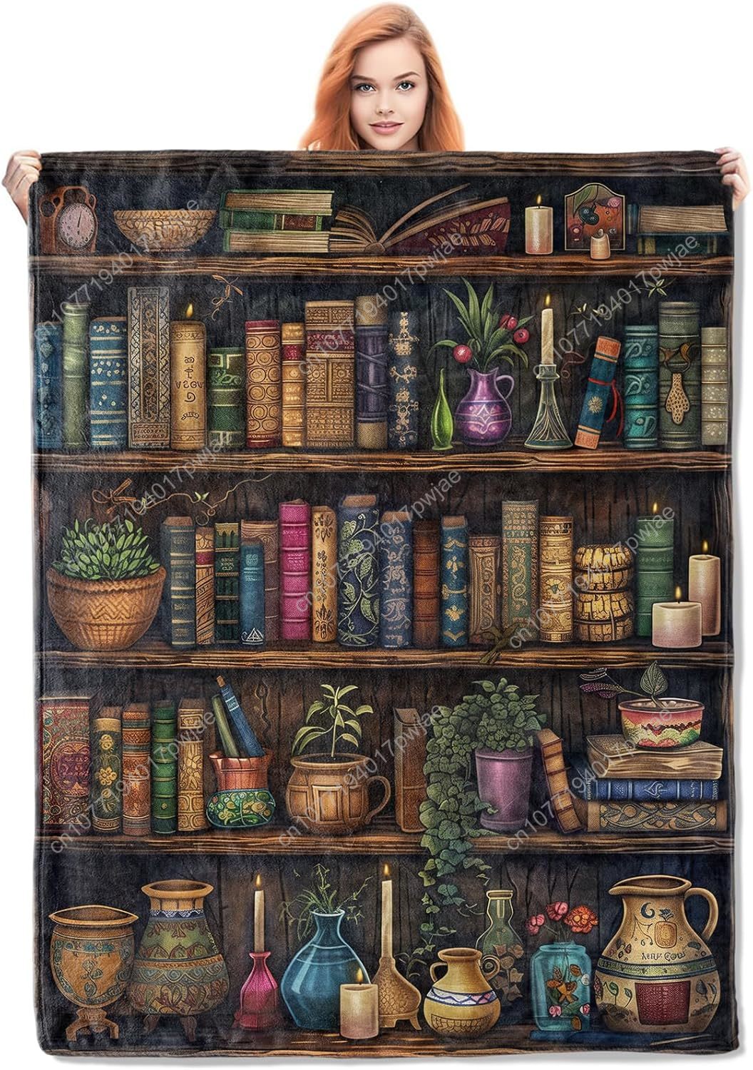 Home Textiles Towel - Vintage boekenplankdeken Lezen Fleece gooien met