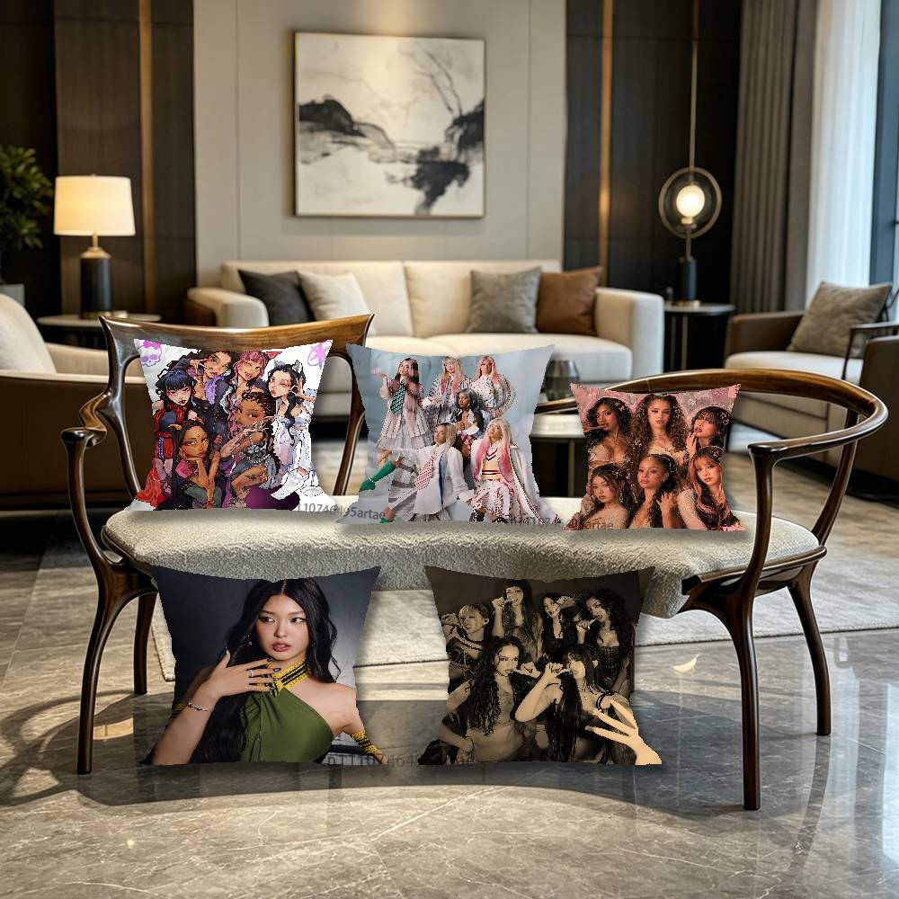 Home Textiles Group - Girl Group K-Katseye kussen voor bankstoel,