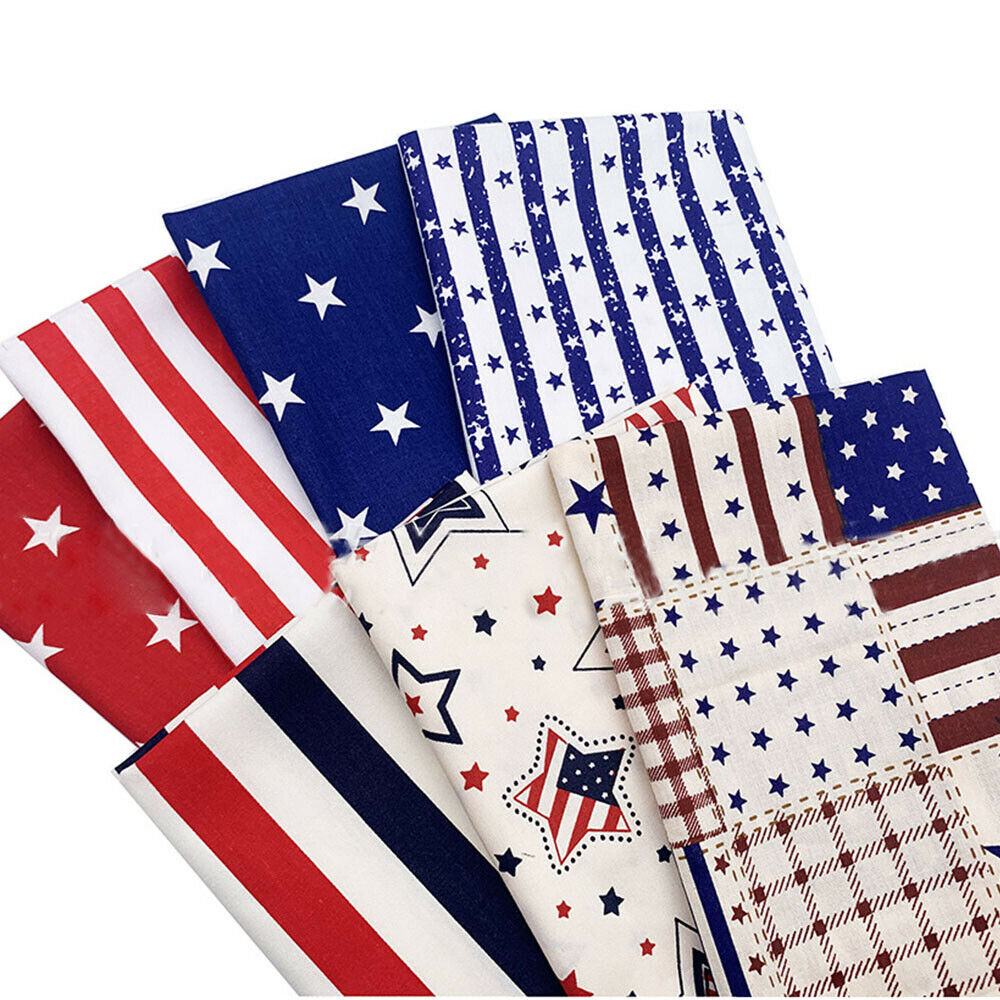 Home Textiles Group - 7 stks/set Sterren Streep Gedrukt Amerikaanse