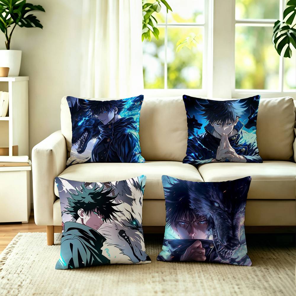 Hot Home Of Textiles - Hot Anime Character Megumi Fushiguro-o Kussensloop