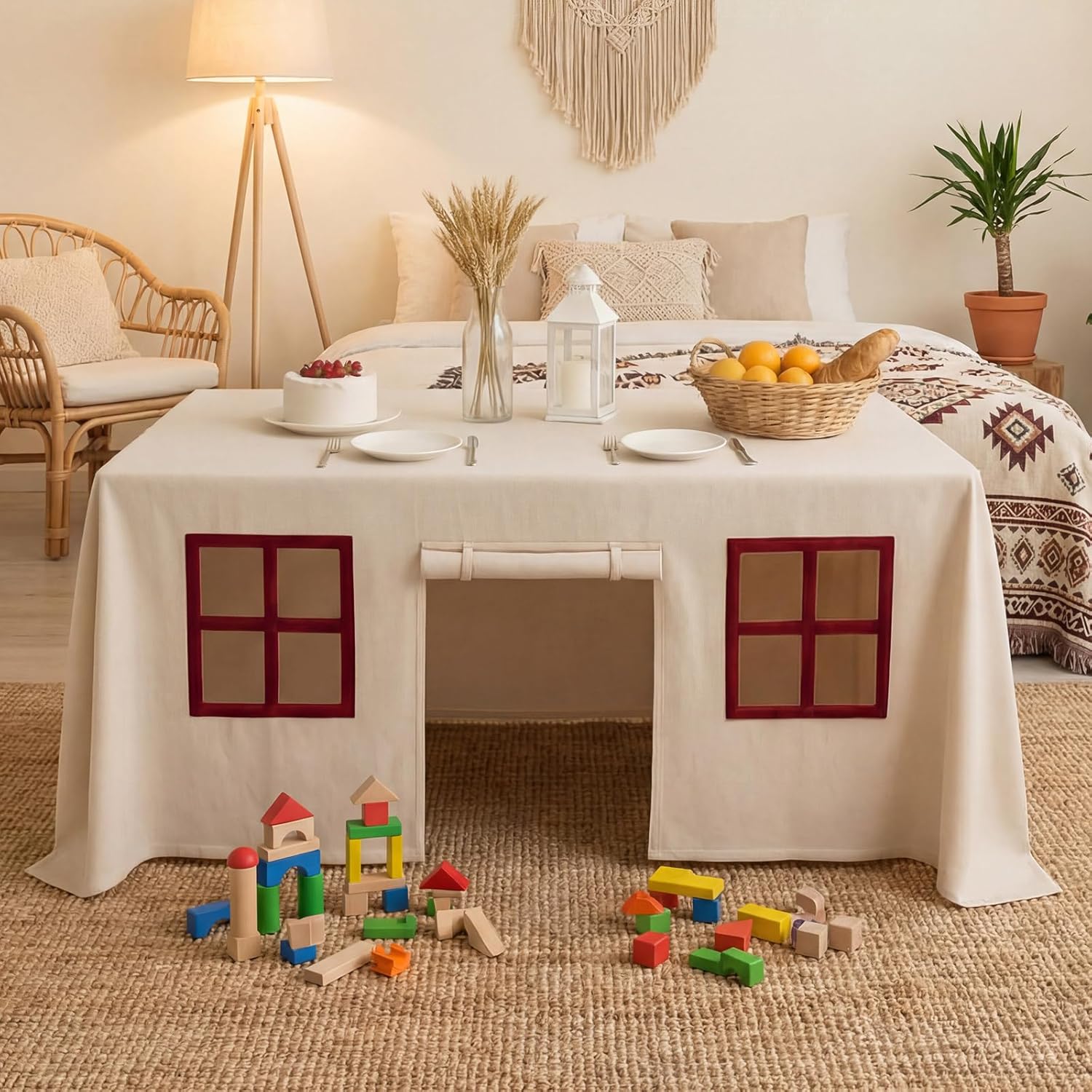 Home Textiles News - Groot tafelkleed Game Room Kinderbureau Kasteelafdekking