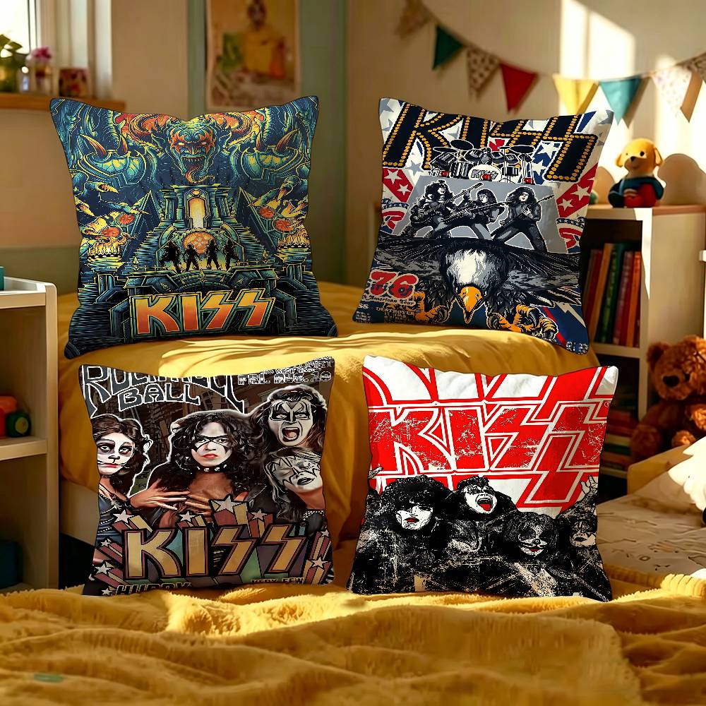 Hot Home Of Textiles - Rock Band Kiss hot kussensloop toon