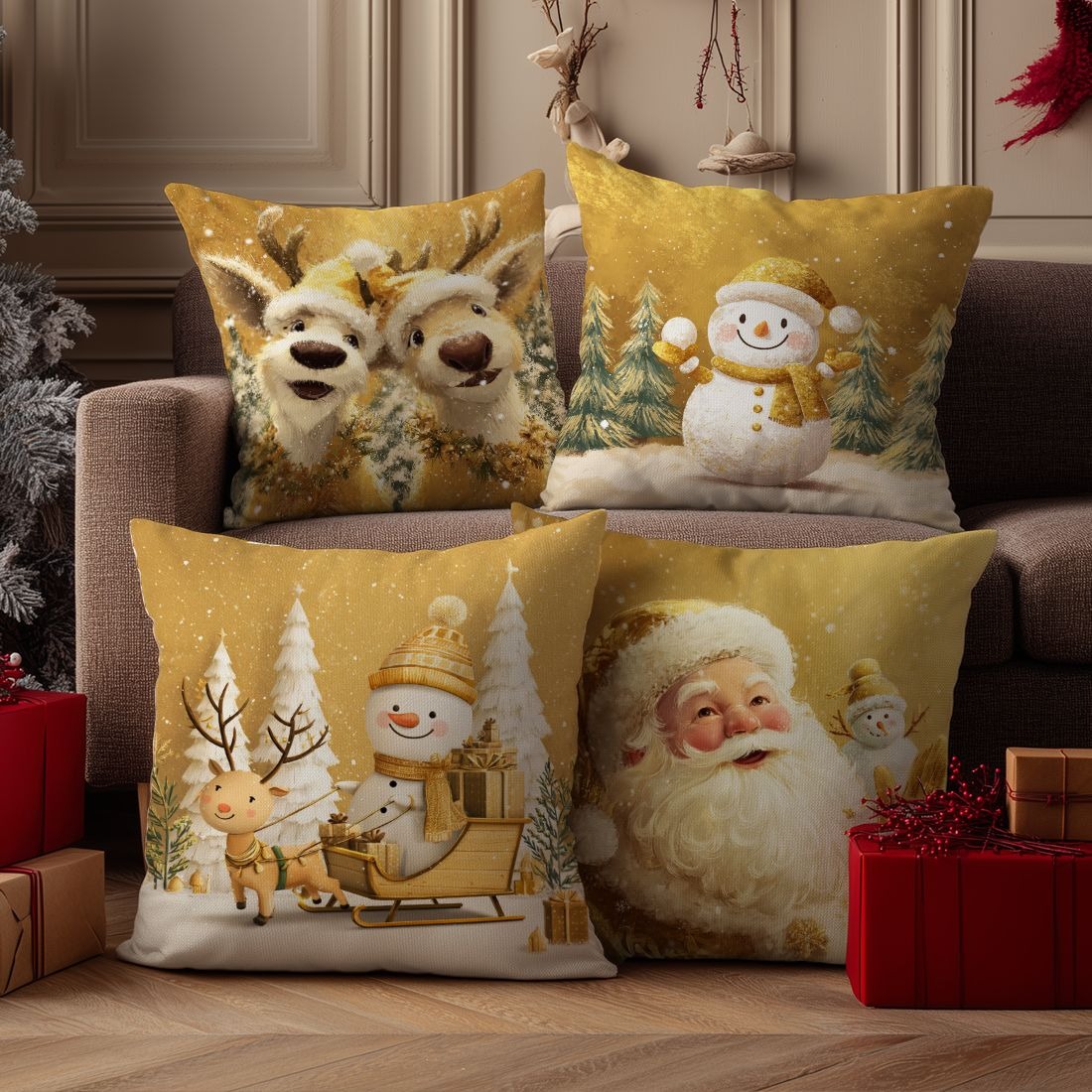 Feestelijke kerstkussenslopen: - Home Textiles News recensie en prijs