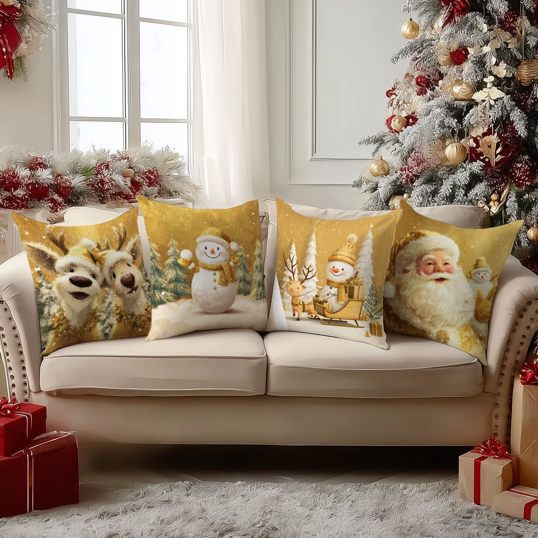 Feestelijke kerstkussenslopen: - Home Textiles News recensie en prijs