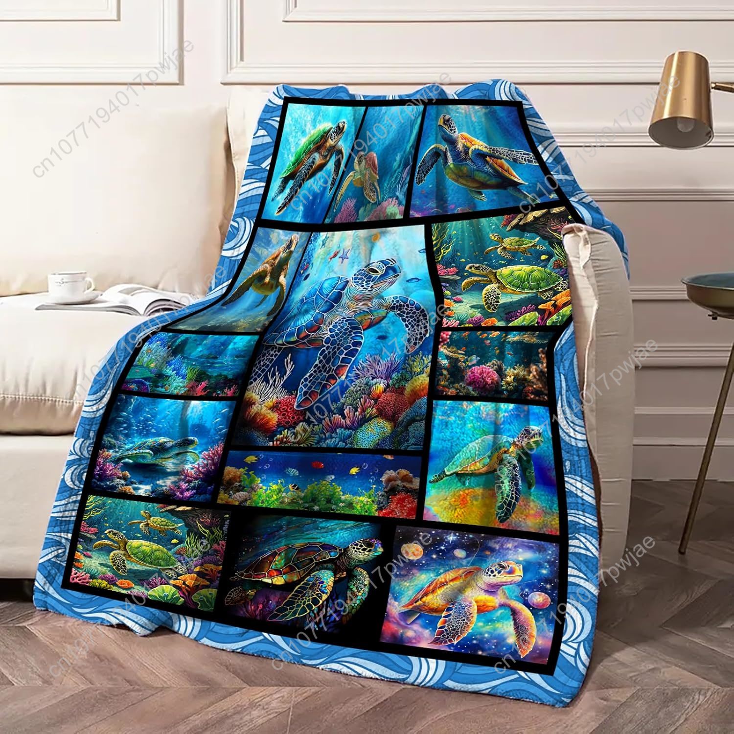 Zeeschildpad Flanel Gooi Deken - Home Textiles Towel recensie en prijs