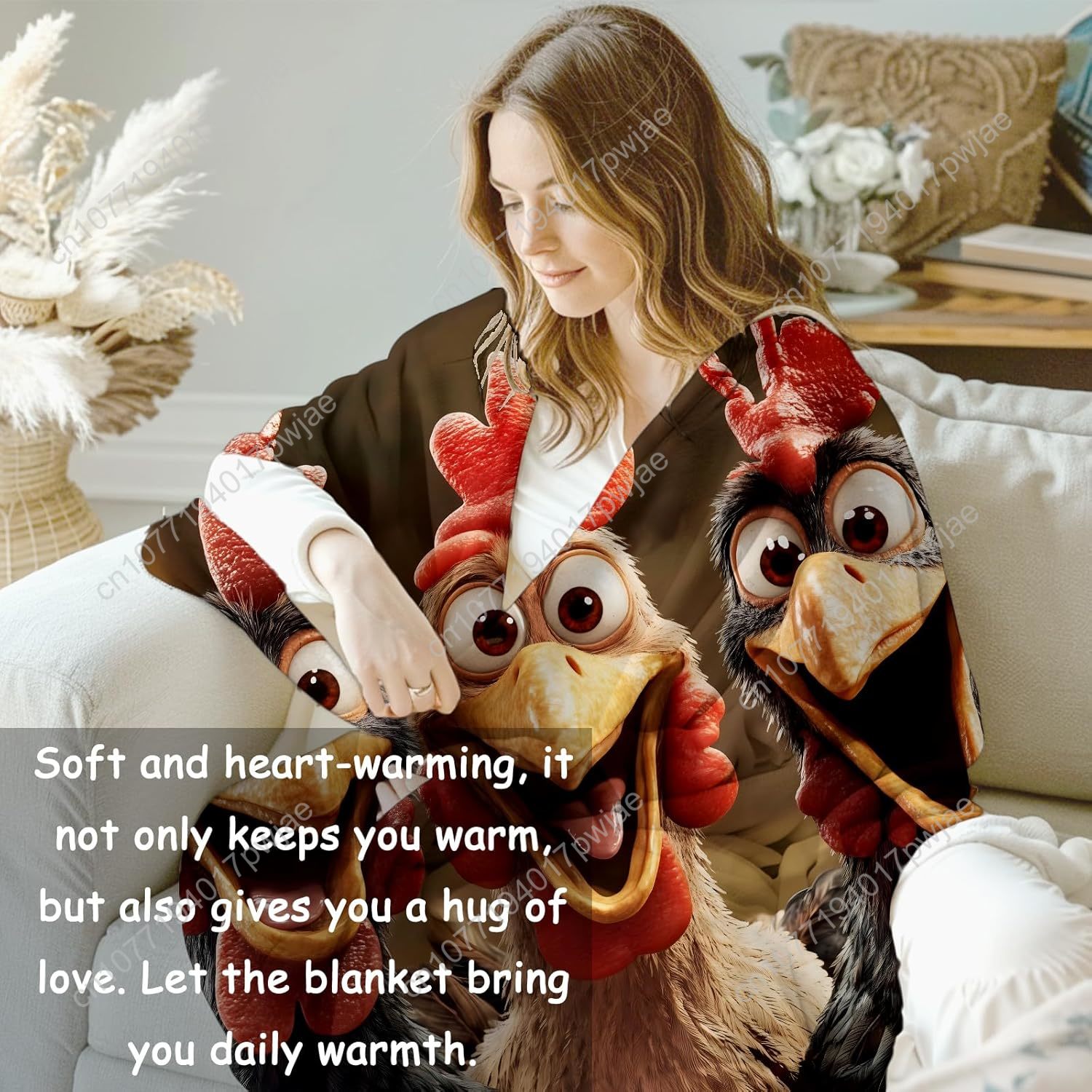Kippen deken cadeaus voor vrou - Home Textiles Towel recensie en prijs
