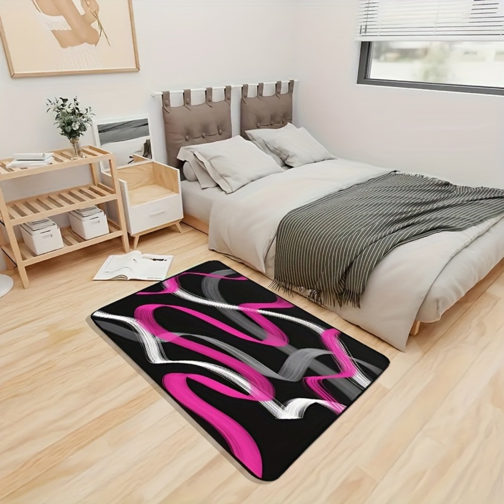 Roze en grijs-zwarte geometris - Hot Home Of Textiles recensie en prijs