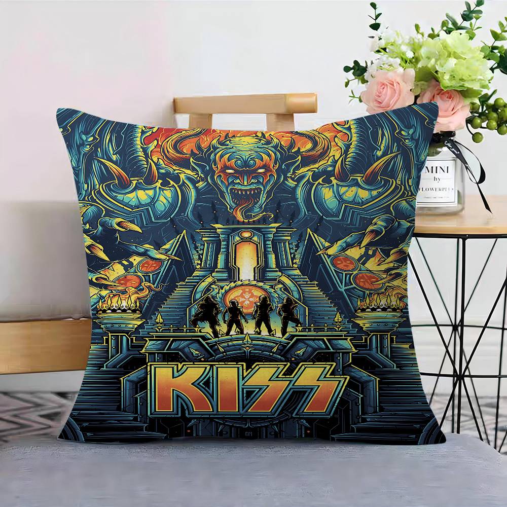 Rock Band Kiss hot kussensloop - Hot Home Of Textiles recensie en prijs