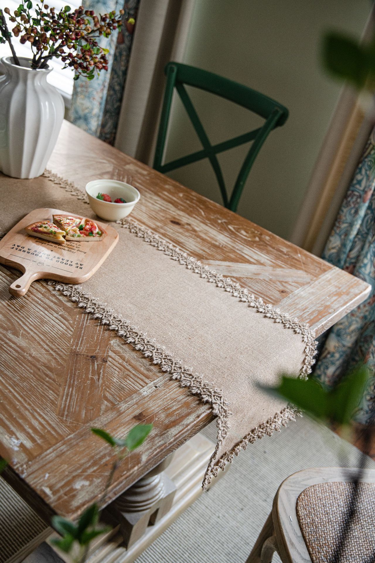 Nieuwe Eenvoudige Kant Natuurl - Home Textiles News recensie en prijs