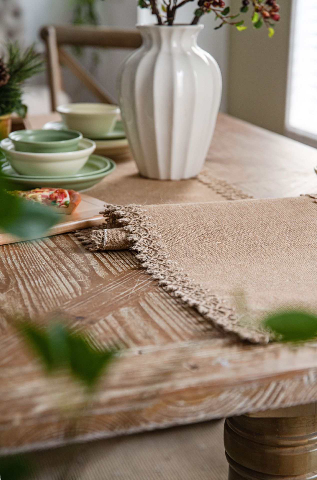 Nieuwe Eenvoudige Kant Natuurl - Home Textiles News recensie en prijs