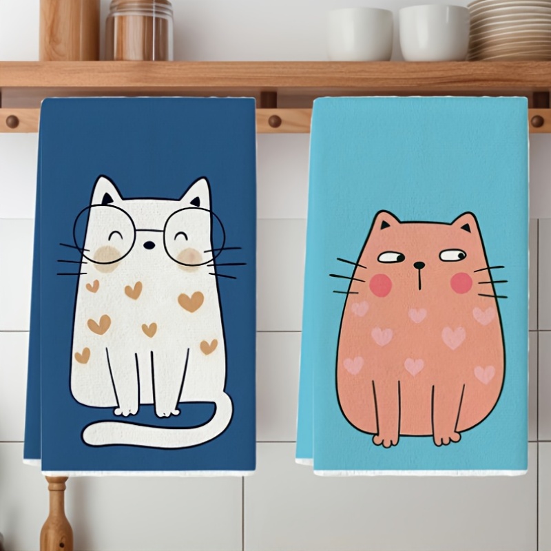6 stuks, zeskleurige kattenkeu - Home Textiles Towel recensie en prijs