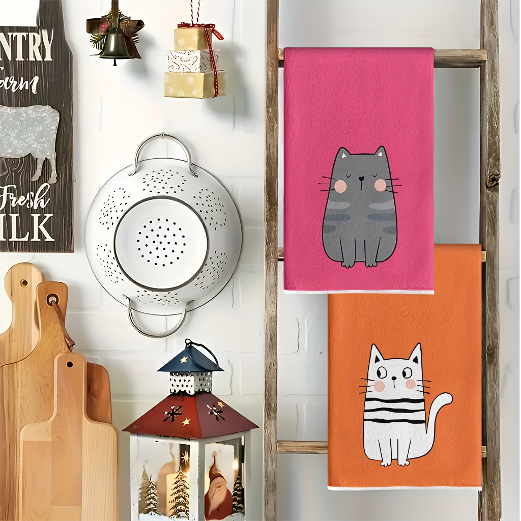 6 stuks, zeskleurige kattenkeu - Home Textiles Towel recensie en prijs